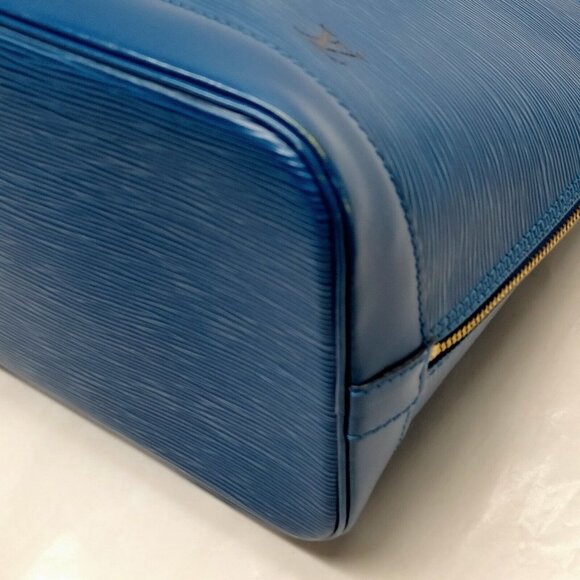 Louis Vuitton LV Hand Bag Alma Blue Epi - Picture 5 of 9